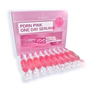 PDRN Pink One Day Serum | Salmon DNA Ampoules | 10 pcs | K-Beauty Glow VOBIKO